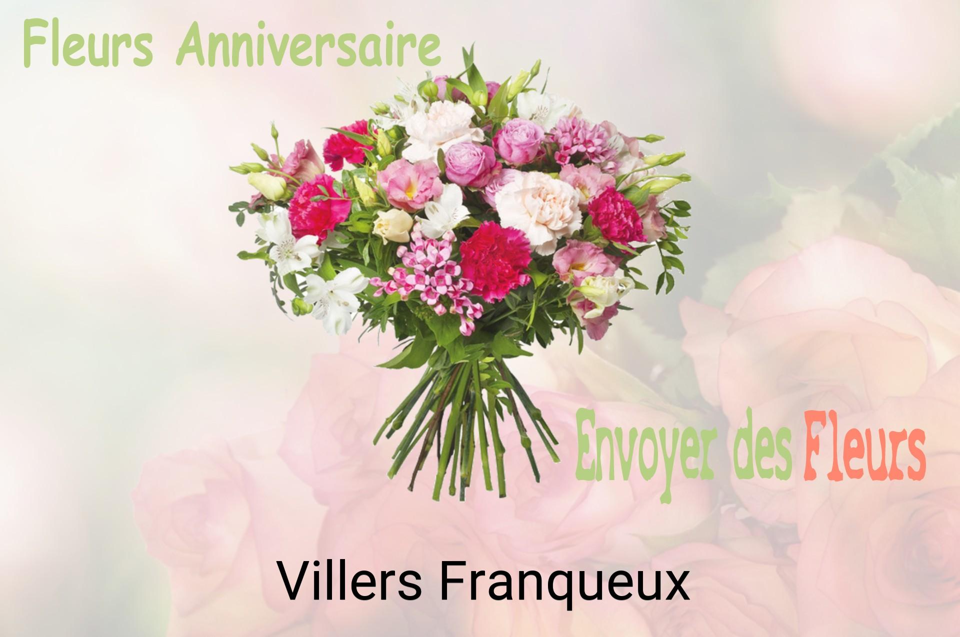Bouquet de fleurs d’anniversaire livré à Villers-Franqueux
